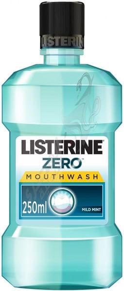 Listerine Mouthwash Zero Alcohol Mild Mint By Jonhson & Jonhson 250 Ml