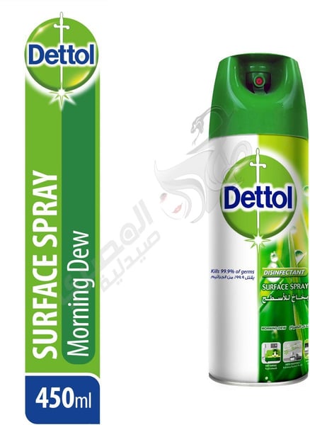 Dettol Morning Dew Surface Spray By Rickett 450 Ml