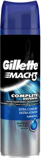 Gillette Mach3 Complete Defense Extra Comfort Shaving Gel By Gillete 200 Ml