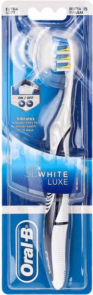 Oral-B 3D White Luxe Powered Tooth Brush 35 Extra Soft Multi Color By