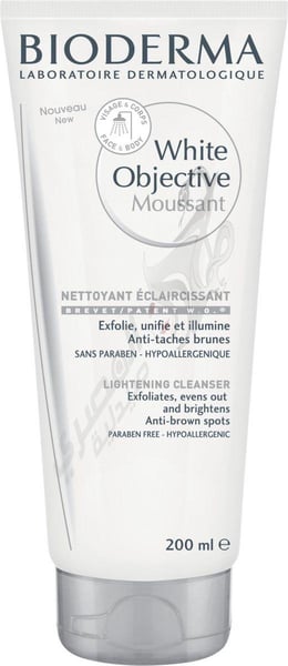 Bioderma Face Cleanser White Objective Moussant Lightening 200 Ml