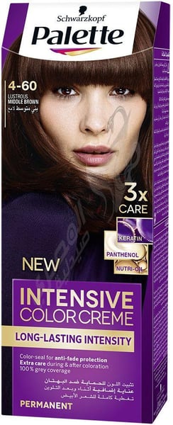 Palette Color Cream 4-60 Middle Brown 50 Ml