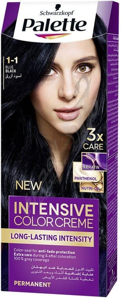 Palette Color Cream 1-1 Blue Black 50 Ml