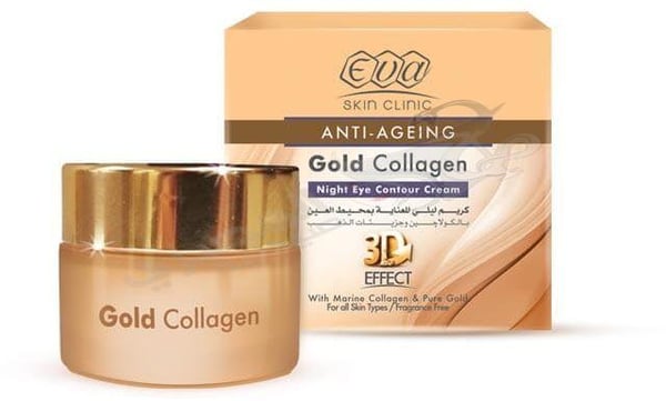 Eva Gold Collagen Night Eye Contour Cream 15 Ml
