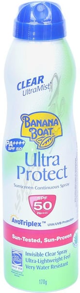 Banana Boat Ultra Protect Spf50 Sunscreen Spray 170 Gm