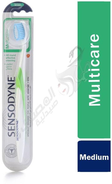 Sensodyne Multicare Tooth Brush For Sensitive Teeth Medium By Glaxo Smith Kline