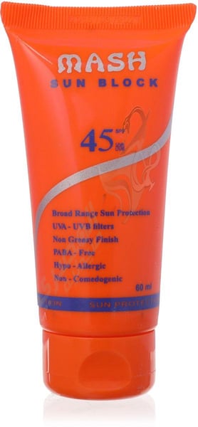 Mash Premiere Sun Block Spf 45 Sunscreen 60 Ml