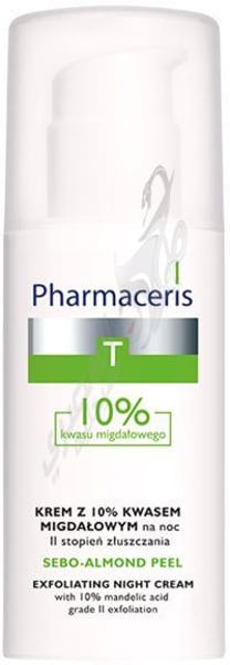 Pharmaceris Face Cream T Sebo Almond Peel 10% Exfloliating Night 50 Ml