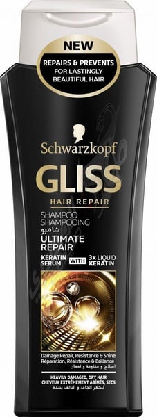 Gliss Shampo Hair Repair With Liquid Keratin Ultimate Repair By Schwarzkopf 250 Ml