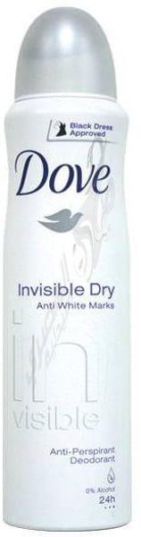 Dove Invisible Dry Clean Touch Spray 250 Ml