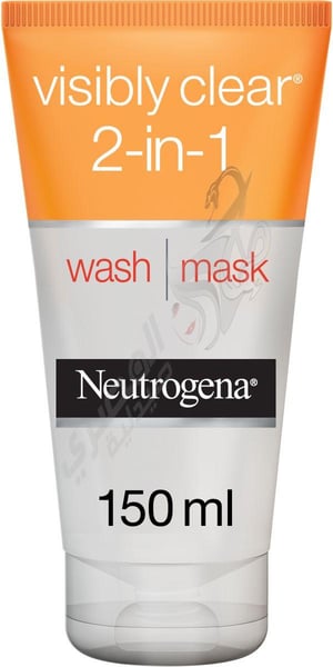 Neutrogena Clear&Protect 2&1 Wash-Mask 150 Ml