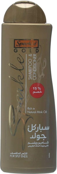 Sparkle Shampoo & Conditioner With Natural Mink Oil For Split Ends 400 Ml