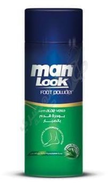 Man Look Foot Powder Aloe Vera 50 Gm