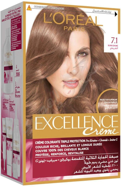 L'Oreal Excellence Creme 7.1 100 Gm