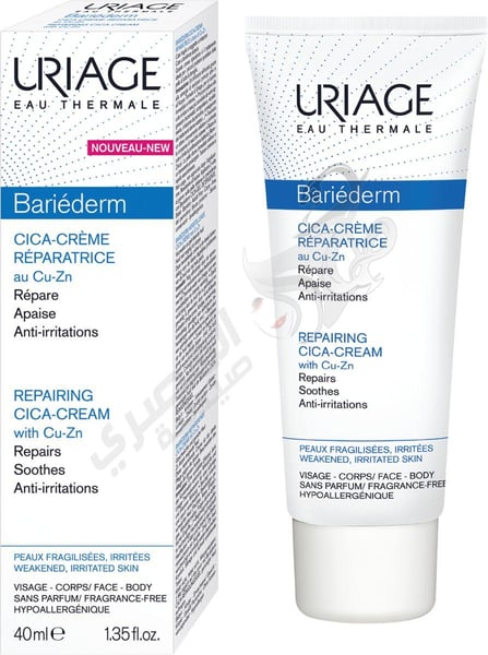 Uriage Skin Cream Bariederm Repairing Cica 40 Ml
