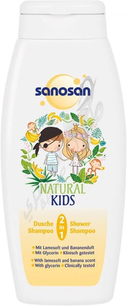 Sanosan Shampo Kids And Shower Banana 250 Ml