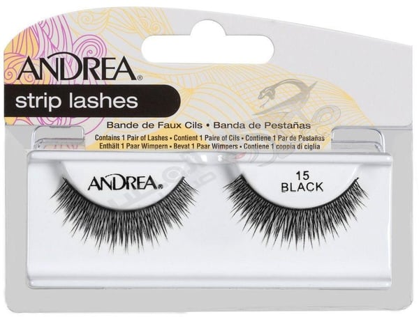 Andrea Strip Lashes 15 Black
