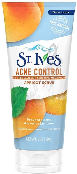 St. Ives Acne Control Face Scrub Apricot 170 Gm