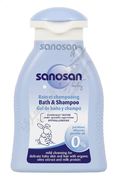 Sanosan Shampo Baby Bath And 100 Ml