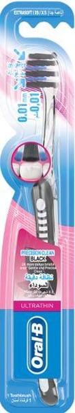 Oral-B Ultrathin Precision Clean Black Tooth Brush Multi Color By