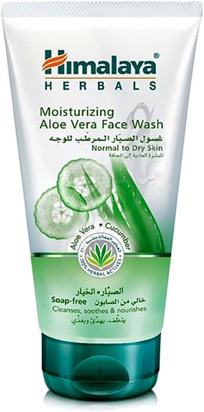 Himalaya Face Wash Herbals Moisturizing Aloe Vera Relief For Dry Skin By 100 Ml