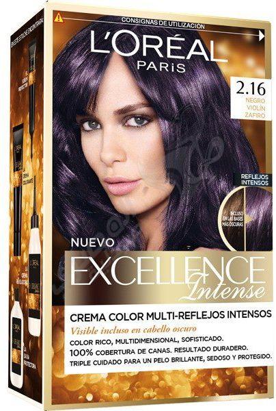 L'Oreal Hair Pigment Paris Excellence Intense 2.16 Violet Black 120 Ml