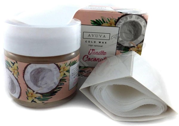 Avuva Cold Wax Hair Removal Vanilla & Coconut 228 Gm