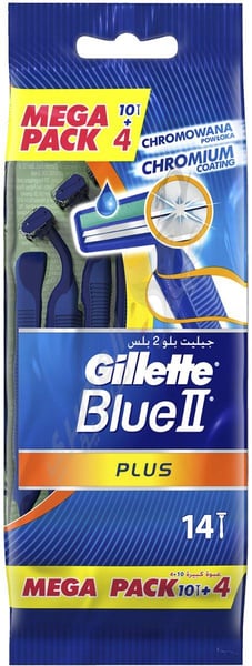 Gillette Blue Ii Plus Men’S Disposable Shaver By Gillete 4 Pen