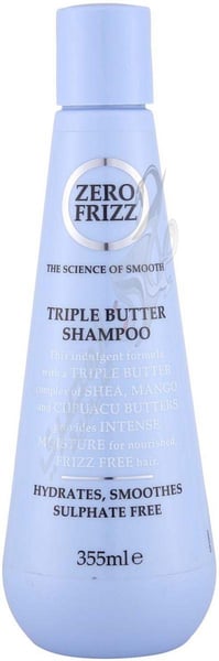 Zero Frizz Triple Butter Shampoo 355 Ml