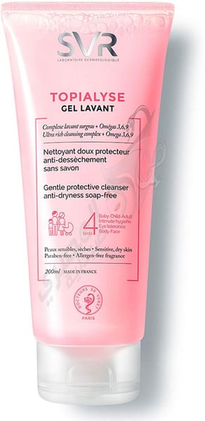 Svr Skin Cleanser Topialyse Protective Gel 200 Ml