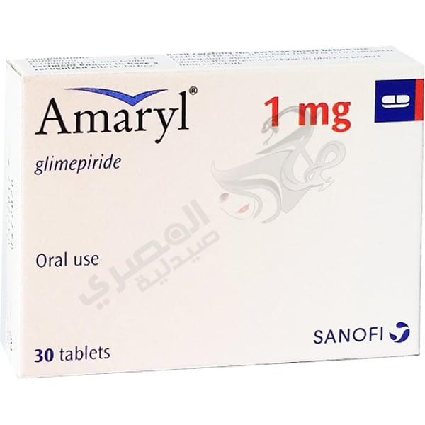 Amaryl 1 Mg 30 Tablets