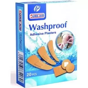 Wound plaster waterproof 20 pcs/box cure-aid