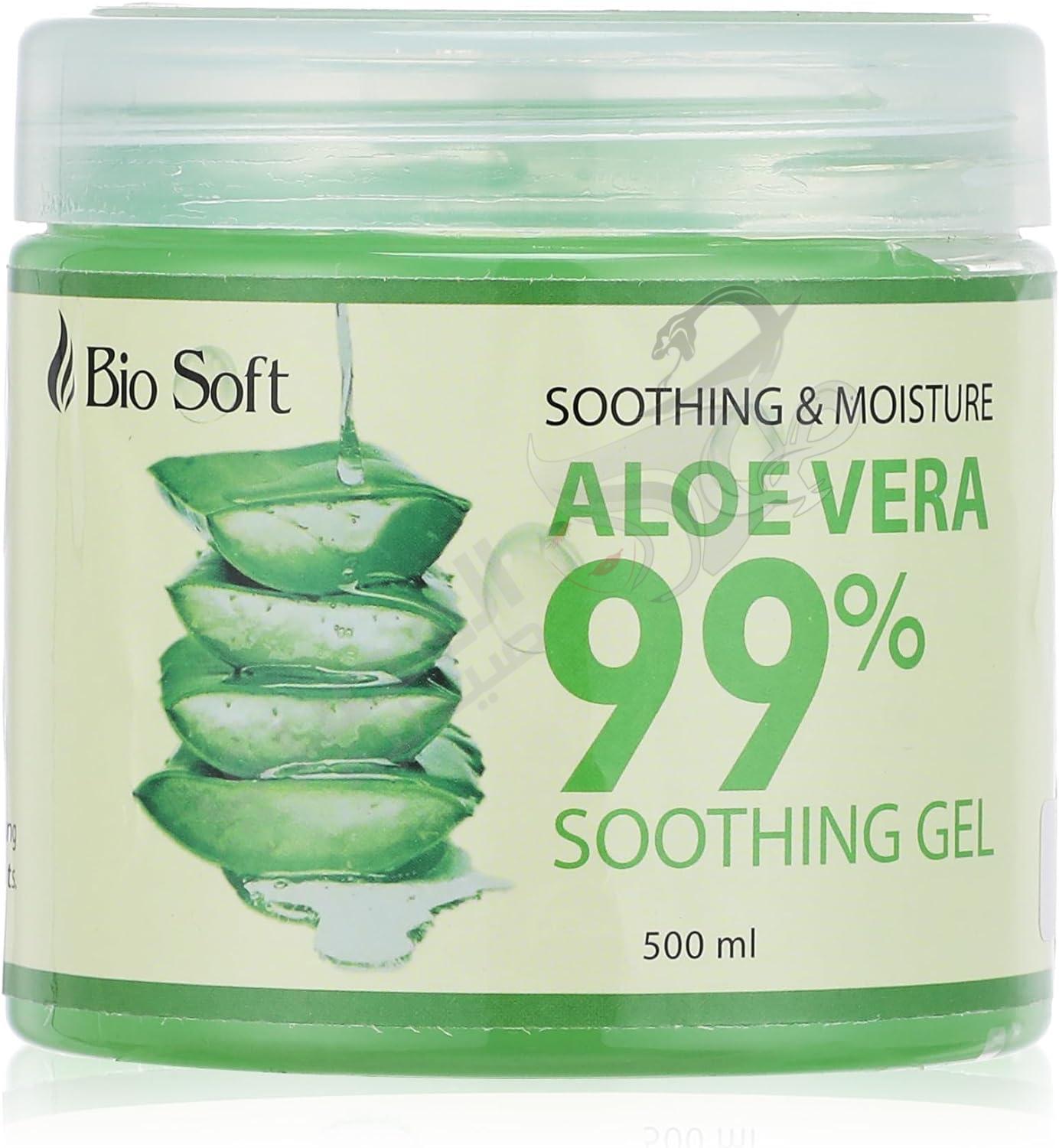 Bio Soft Aloe Vera 99% Soothing Gel 500 ml -